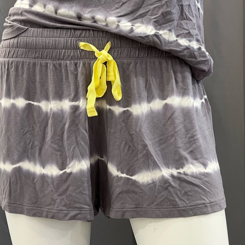 P.J. Salvage Cozy Lounge shorts in Grey Tie-Dye